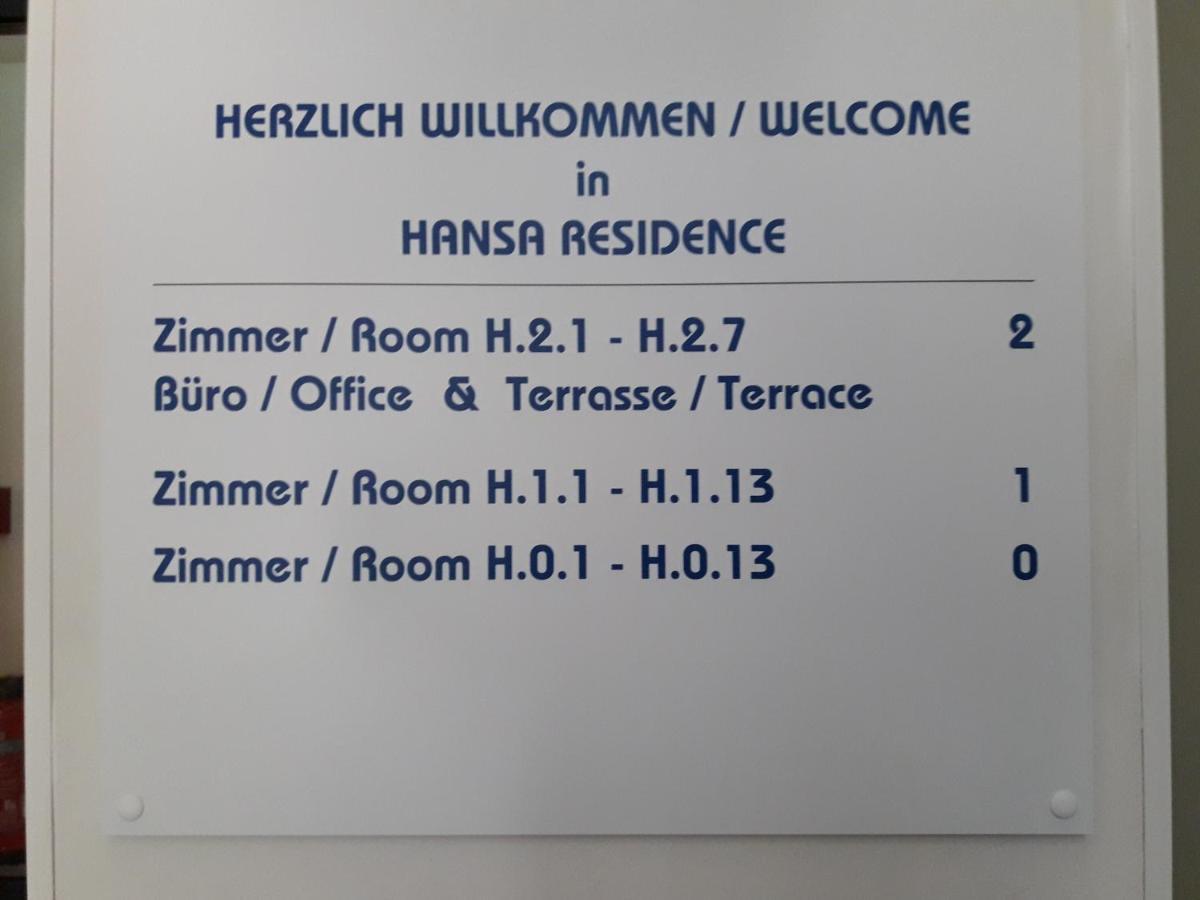 Gaestehaus Hansa Residence Hamburg Eksteriør bilde